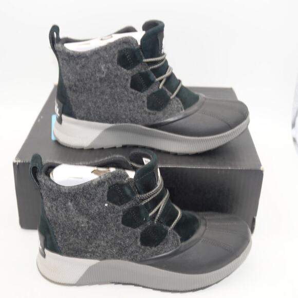 NEW Sorel Women's Out N About Classic Waterproof Duck Boot Black Size 6 - Picture 4 of 8